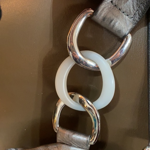 Michael Kors Grey Leather Shoulder Bag - Picture 10 of 10